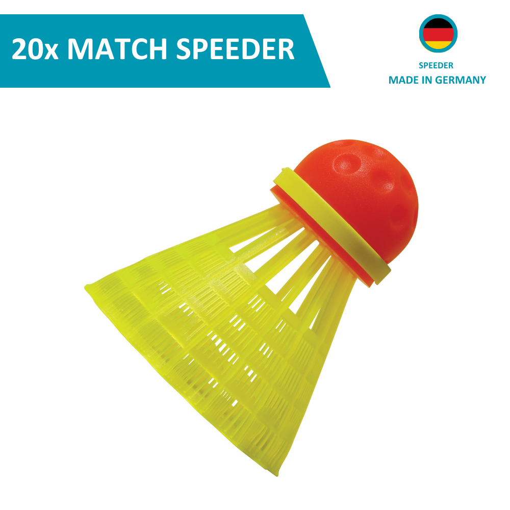 Speedminton® Speeder 20er BIG Tube Match