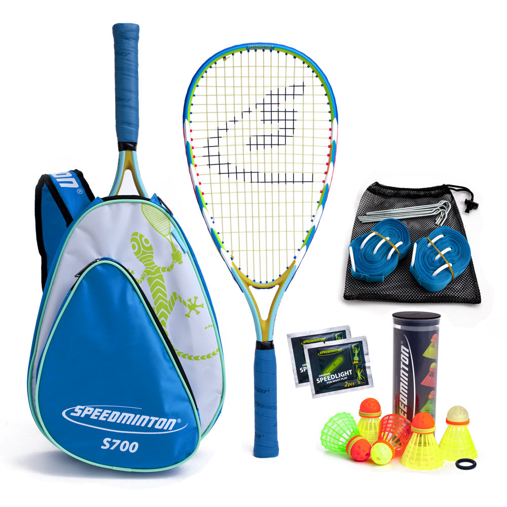 Speedminton® Set S700 Set plus Badehandtuch plus Handtuch