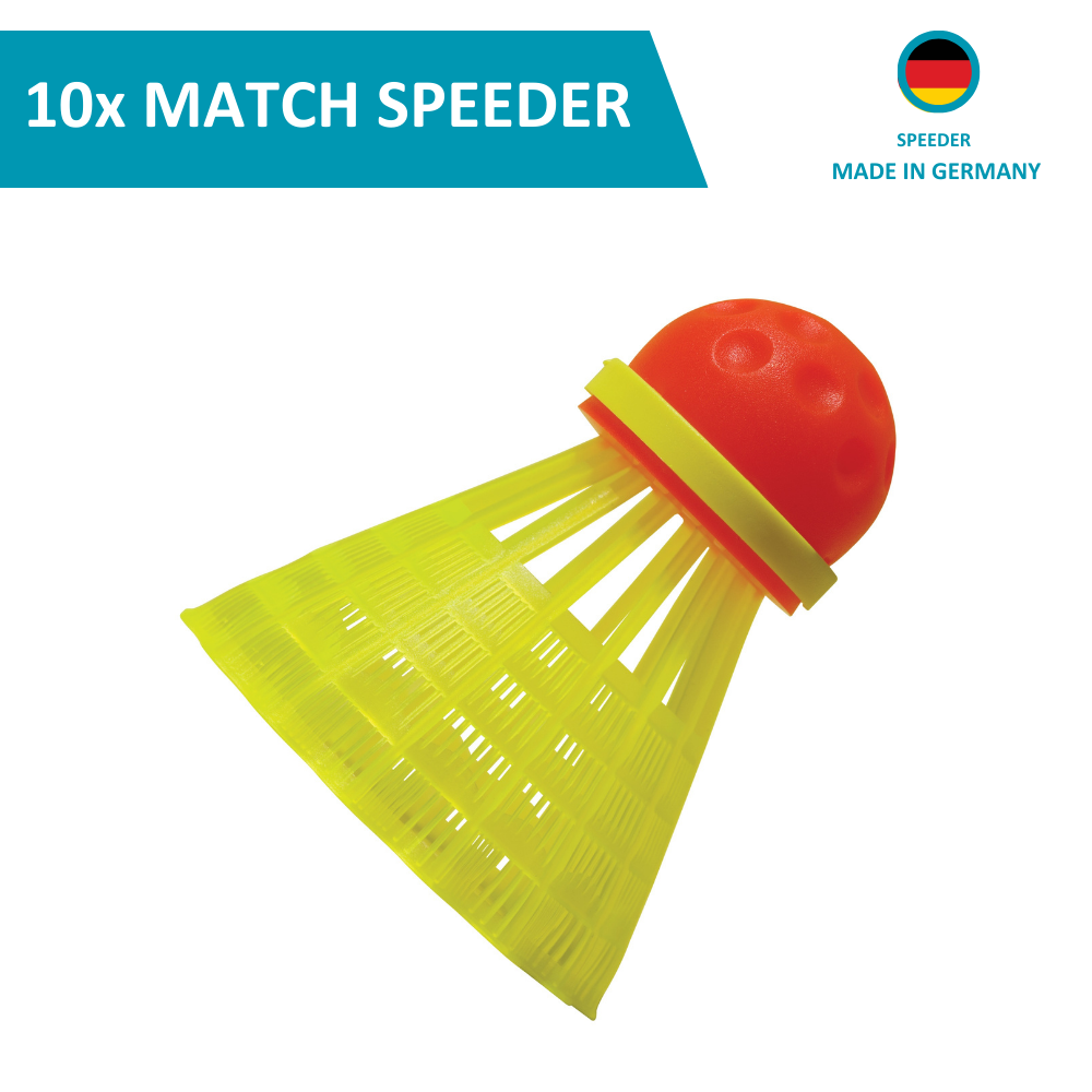 Speedminton® Speeder BIG Tube Mix - 10 Match/ 10 Fun